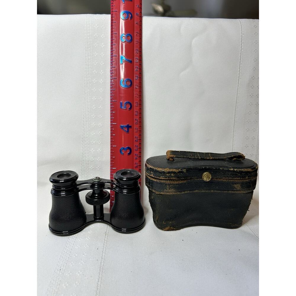 Antique Lemaire Fabt Paris Opera Glasses with Case - French Binoculars c. 1880's - Picture 10 of 16